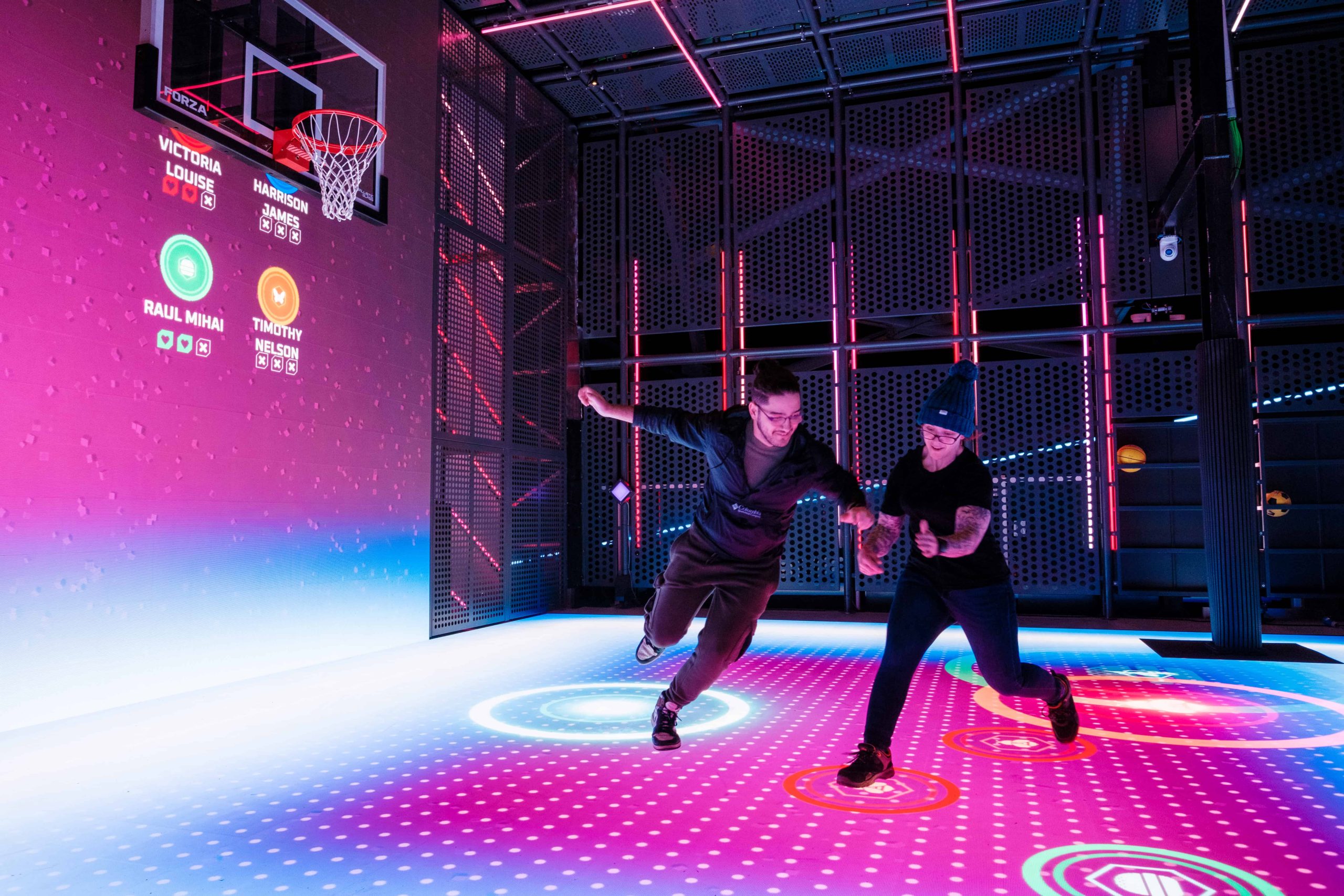 Playing React on the Glow Court at the Norwegian Aqua (NCL Cruise Ship)